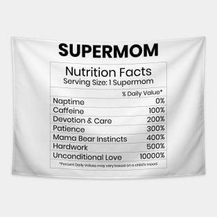 Supermom Nutrition Facts Tapestry