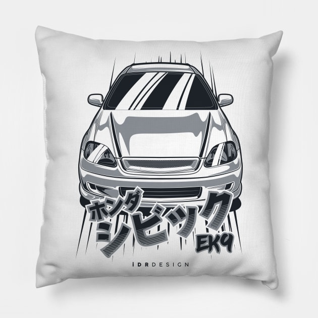 Civic Type R EK9 Pillow by idrdesign