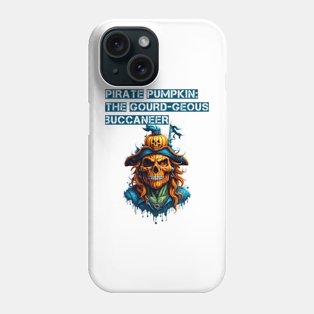 Pirate Pumpkin: The Gourd-geous Buccaneer Phone Case by Double You Store