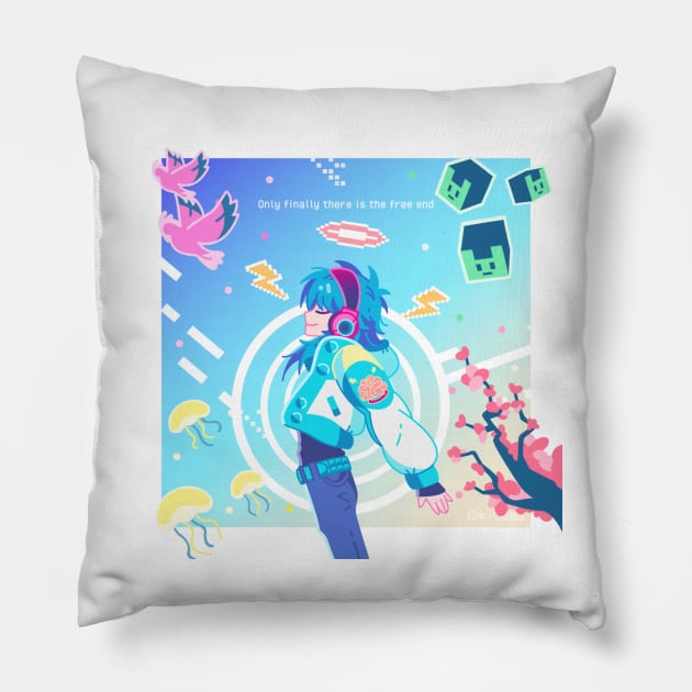 DMMd Pillow by OkiComa