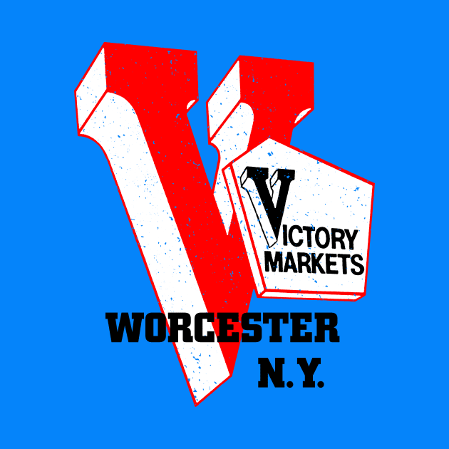 Victory Market Former Worcester NY Grocery Store Logo by MatchbookGraphics