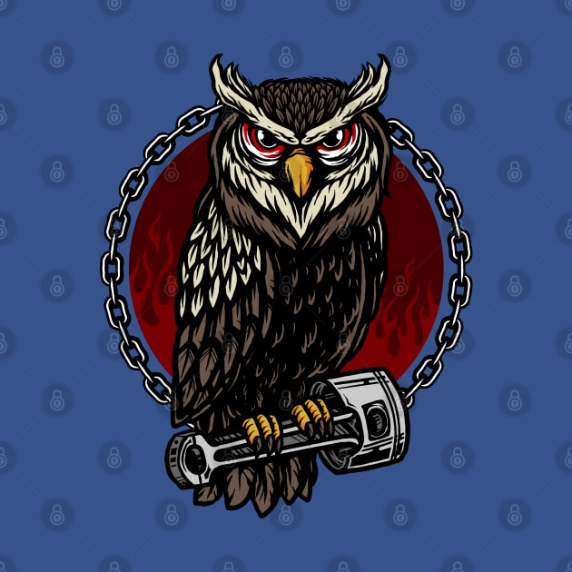 Owl Piston by Mako Design 