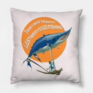 Marlin Fishing souvenir ideas Pillow