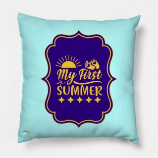 My First Summer Pillow