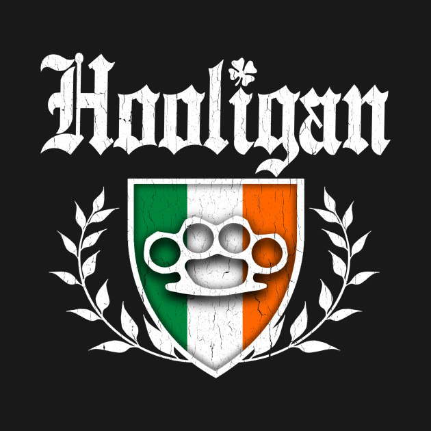 Irish Hooligan (vintage distressed look) - Belfast - T-Shirt | TeePublic