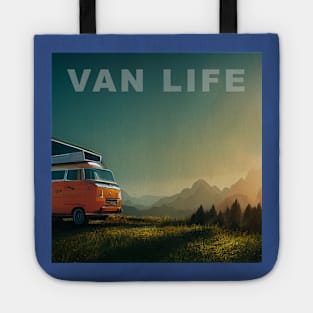 Van Life Camper RV Outdoors in Nature Tote