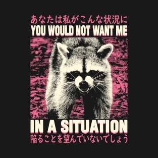 In a situation Raccoon T-Shirt