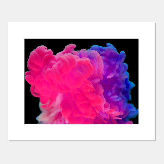Pink Abstract Smoke - Pink Smoke - Posters and Art Prints | TeePublic