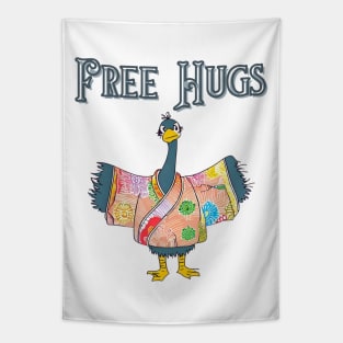 Free hugs emu Tapestry