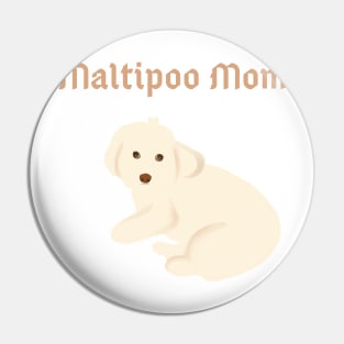 Maltipoo Mom Pin