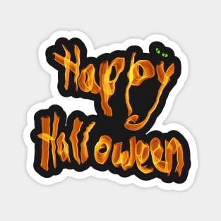 Happy Halloween Green Eyes! Magnet