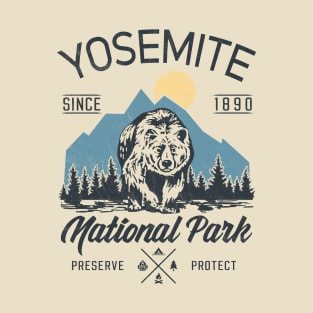 National Park Yosemite Since 1890 Preserve Protect T-Shirt