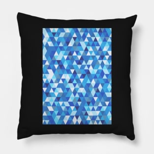 Colourful Geometry - Blues Palette Pillow