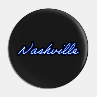 Neon Nashville - Blue Pin