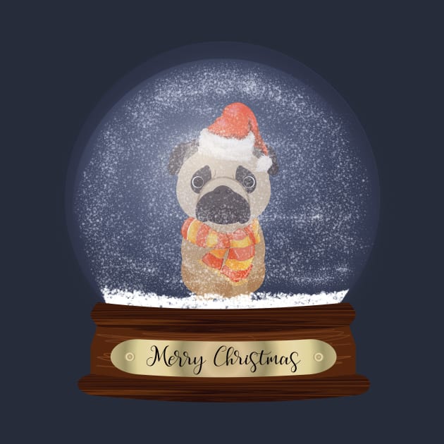 Pug Christmas Gift by DoggyStyles