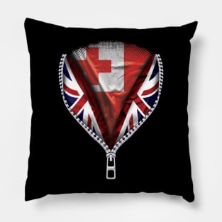 Togan Flag  Tonga Flag zipped British Flag - Gift for Togan From Tonga Pillow