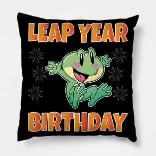 Leap Year Birthday February 29th Pillow