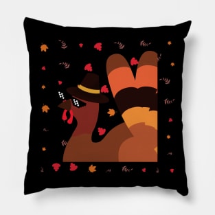 Turkey Thanksgiving Pillow