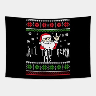 all that santa metal Tapestry