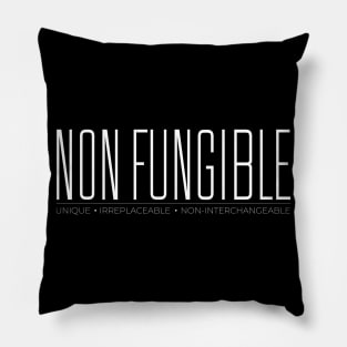 Non Fungible – WHITE Pillow