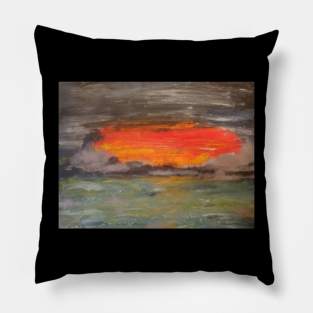Red sky Pillow