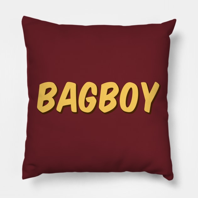 BAGBOY 1 Pillow by DCMiller01