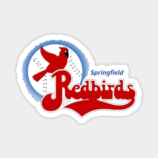 Vintage Springfield Redbirds Baseball Magnet