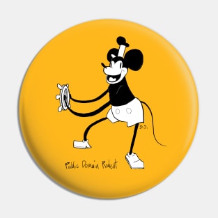 Public Domain Rodent Pin