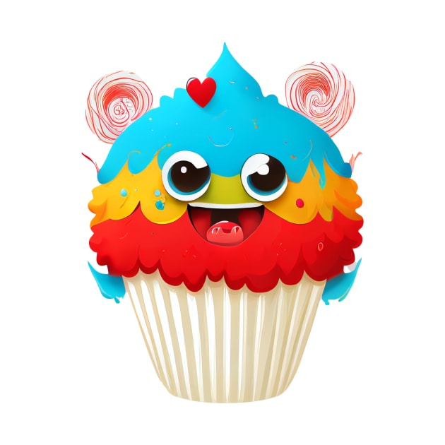 Cupcake Monster by Ink Fist Design