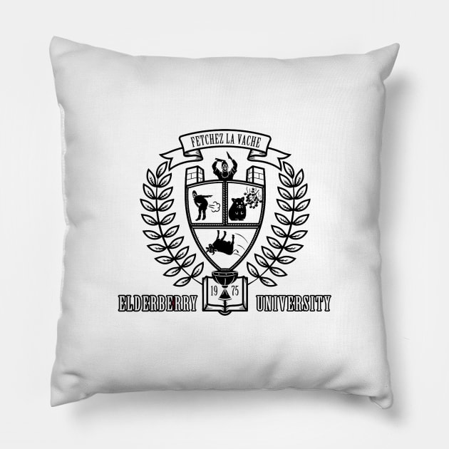 Elderberry University Pillow by satriyaarya