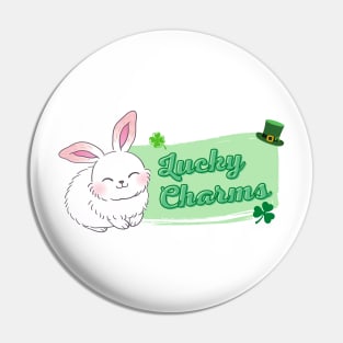 Lucky Charms with rabbit Pin