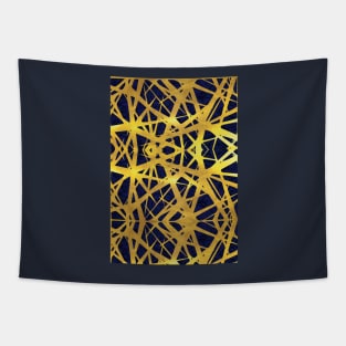 Gold and night pattern Tapestry