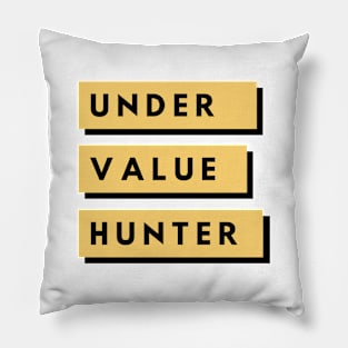 Under Value Hunter Artwork1 (light) Pillow