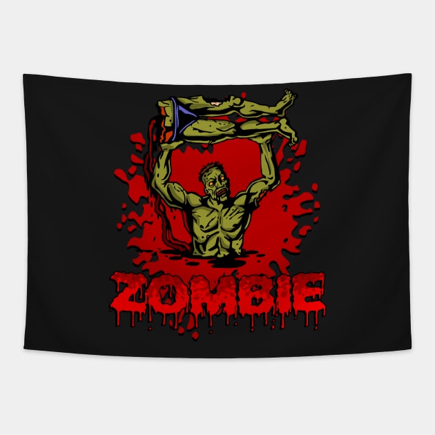 Zombie Apocalypse 1 Tapestry by RadStar