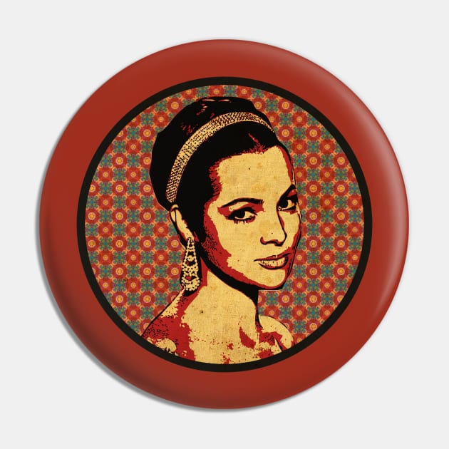 Sara Vintage Session Pin by CTShirts