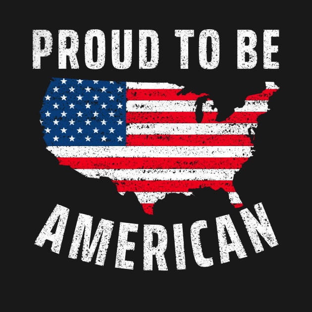 Proud to be american by Cute Tees Kawaii