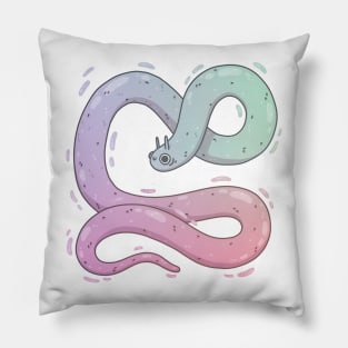 Rainbow Worm Pillow