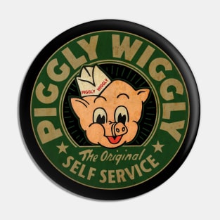 Vintage Green Piggly Wiggly Pin