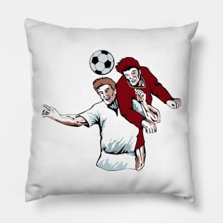 Football  Player Header Retro Pillow