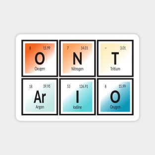 Ontario | Periodic Table of Elements Magnet