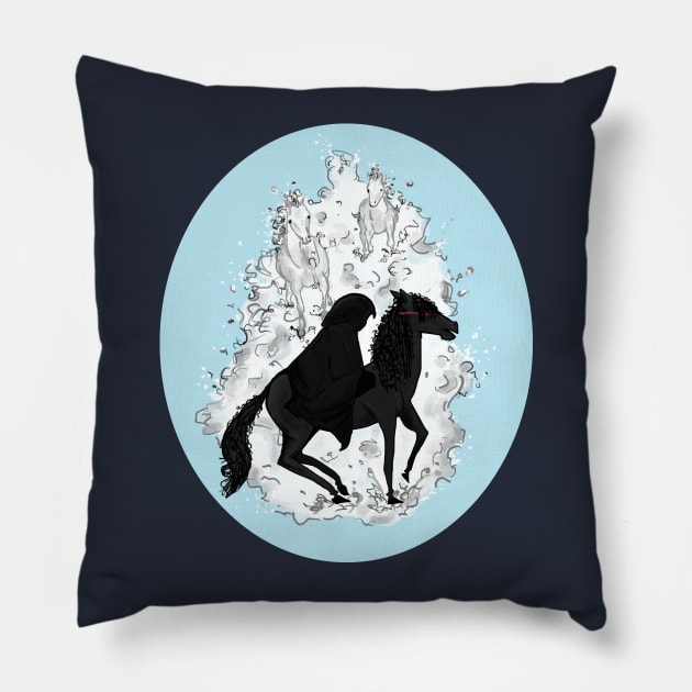 Flood at the Ford Nazgul Shirt Pillow by sbyrd95