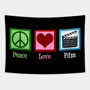 Peace Love Film Tapestry