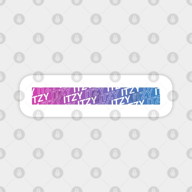 ITZY Gradient Stripe Magnet by CYPHERDesign