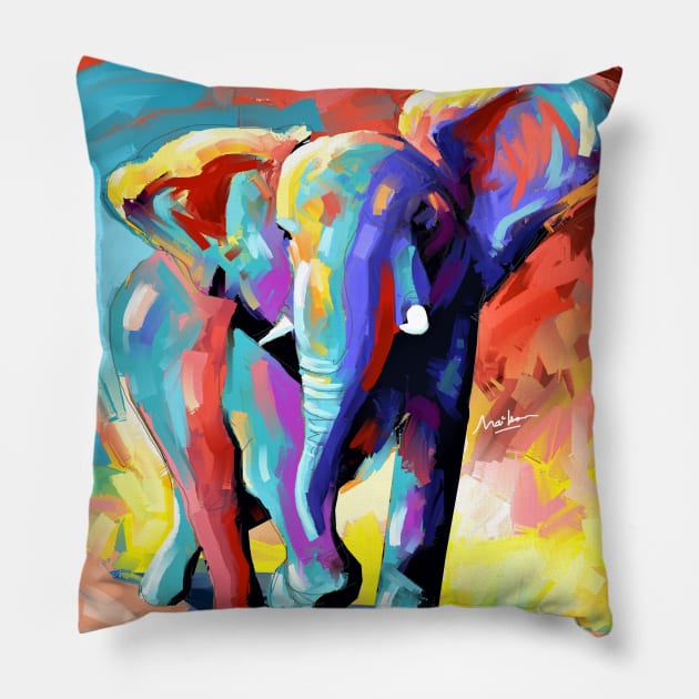 elephant Pillow by mailsoncello