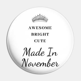 November Birthday Quotes Pin