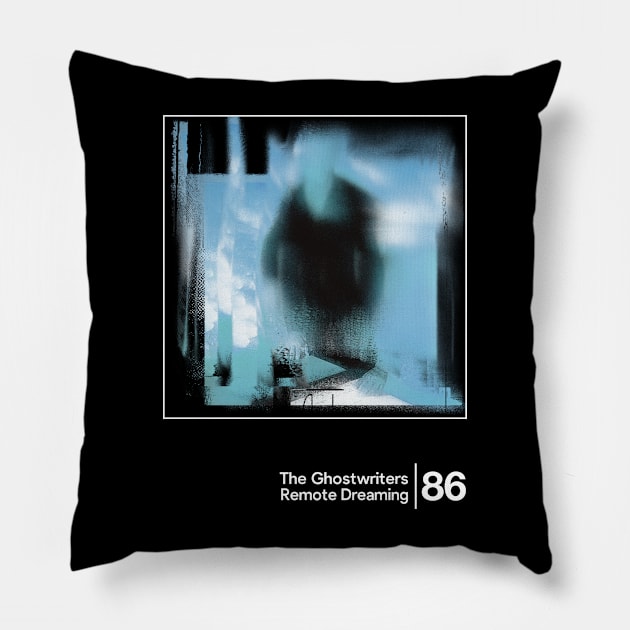 The Ghostwriters - Remote Dreaming / Minimalist Graphic Artwork Design Pillow by saudade