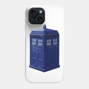 Tardis with Light Rays. Phone Case