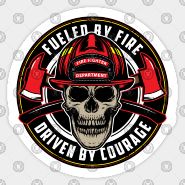 Download Fire Fighter Rescue Courage Honor Skull Style T-Shirt ...
