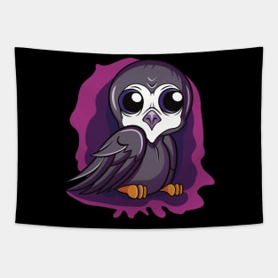 Cute Crow Tapestry