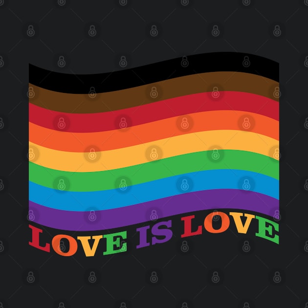 Love is Love Rainbow Flag - Philly by gentlemanjoan